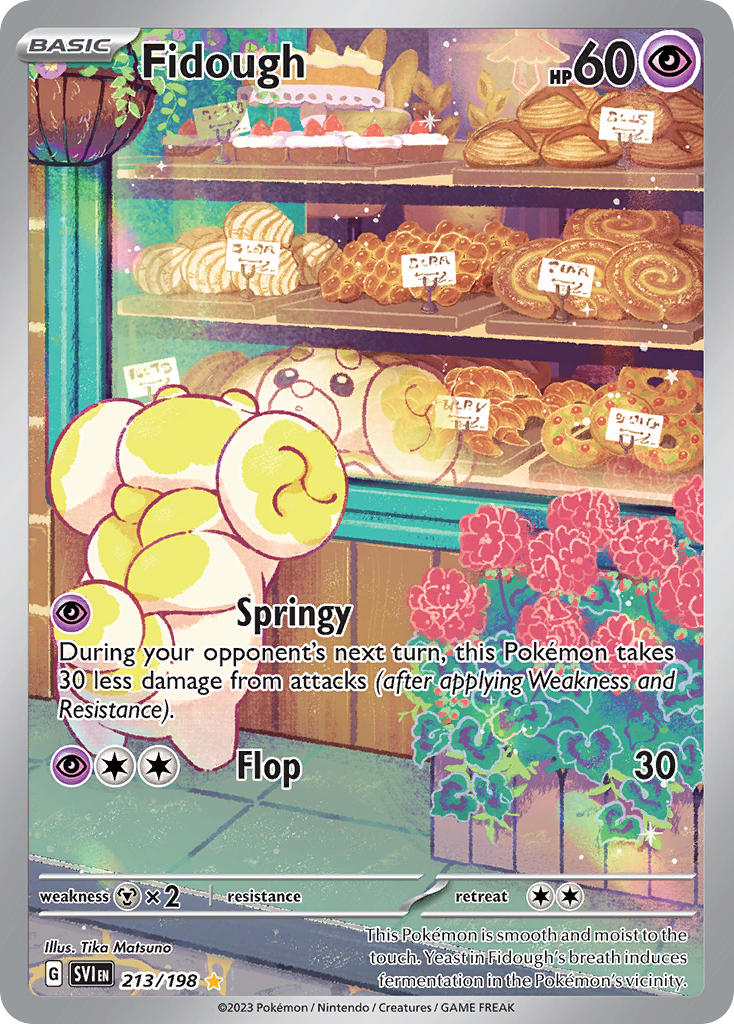 Fidough 213/198 Scarlet &amp; Violet Pokémon card | Pokebundles Ireland