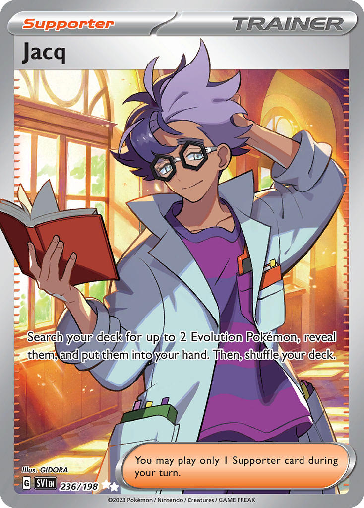 Jacq 236/198 Scarlet &amp; Violet Pokémon card | Pokebundles Ireland