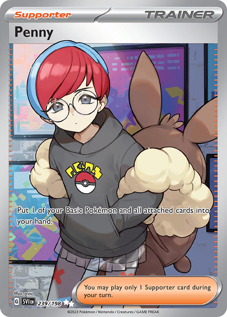 Penny 239/198 Scarlet &amp; Violet Pokémon card | Pokebundles Ireland