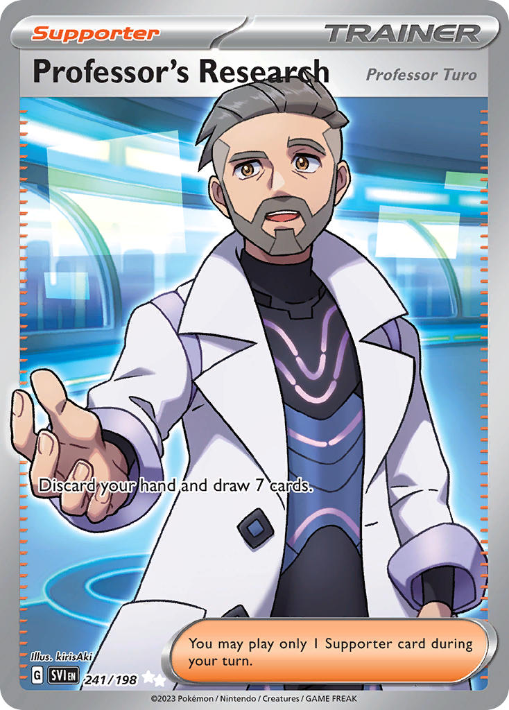 Professor’s Research 241/198 Scarlet &amp; Violet Pokémon card | Pokebundles Ireland