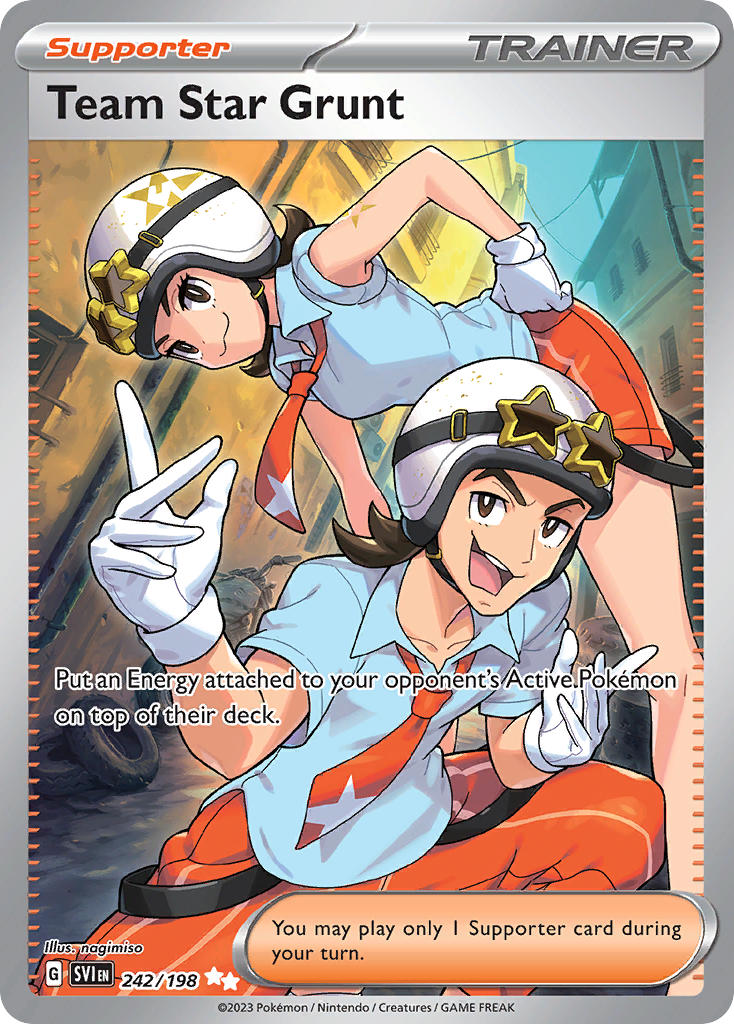 Team Star Grunt 242/198 Scarlet &amp; Violet Pokémon card | Pokebundles Ireland