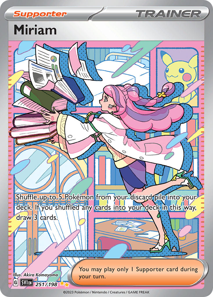 Miriam 251/198 Scarlet &amp; Violet Pokémon card | Pokebundles Ireland