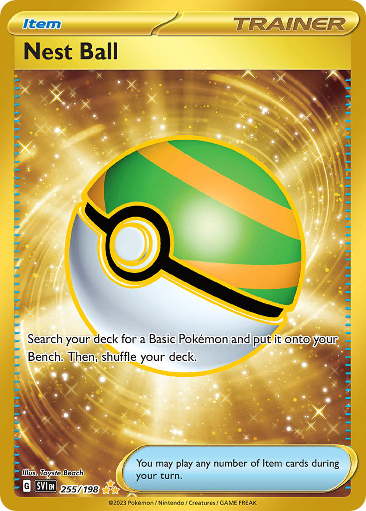 Nest Ball 255/198 Scarlet &amp; Violet Pokémon card | Pokebundles Ireland