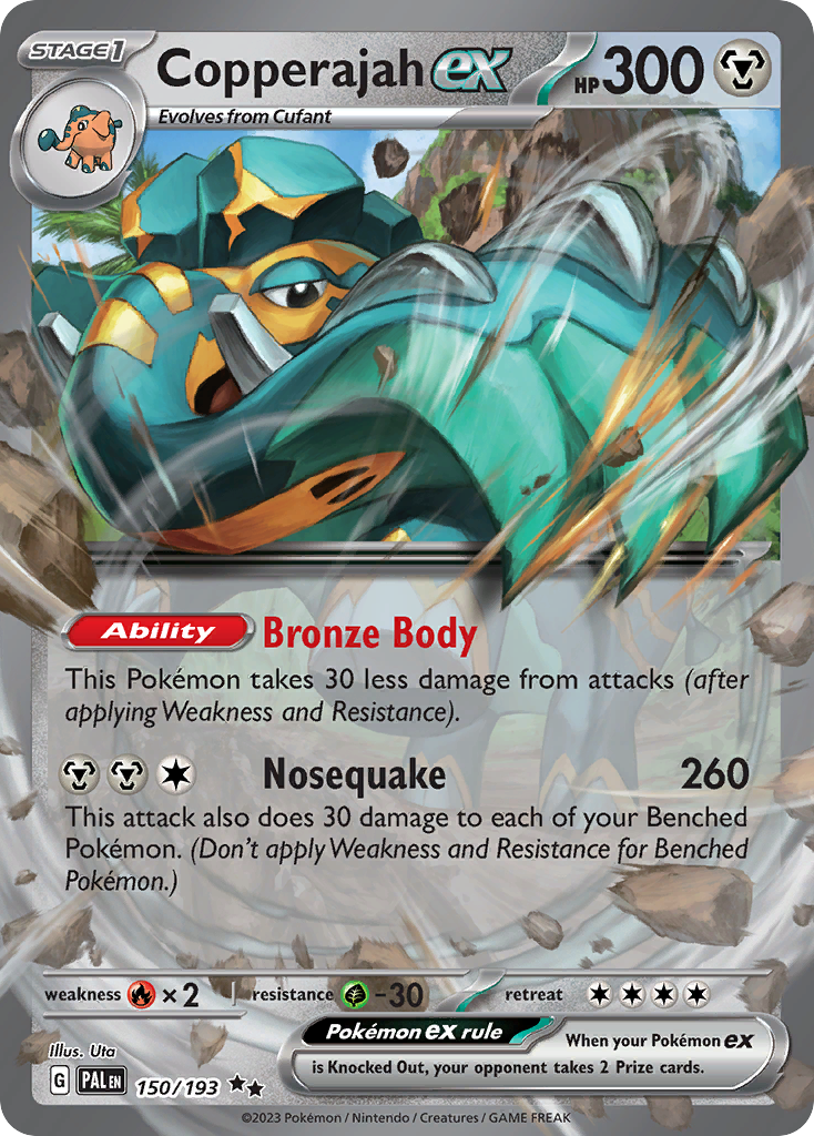 Copperajah ex 150/193 Paldea Evolved Pokémon card | Pokebundles Ireland