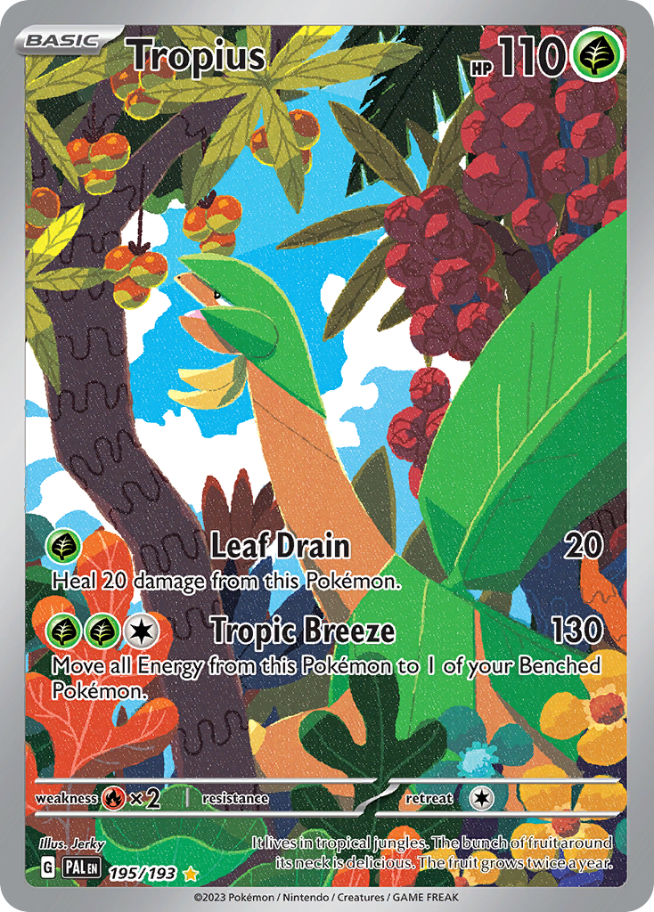 Tropius 195/193 Paldea Evolved Pokémon card | Pokebundles Ireland