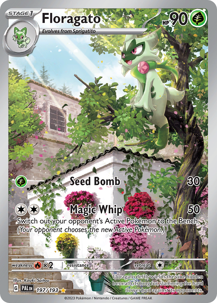 Floragato 197/193 Paldea Evolved Pokémon card | Pokebundles Ireland