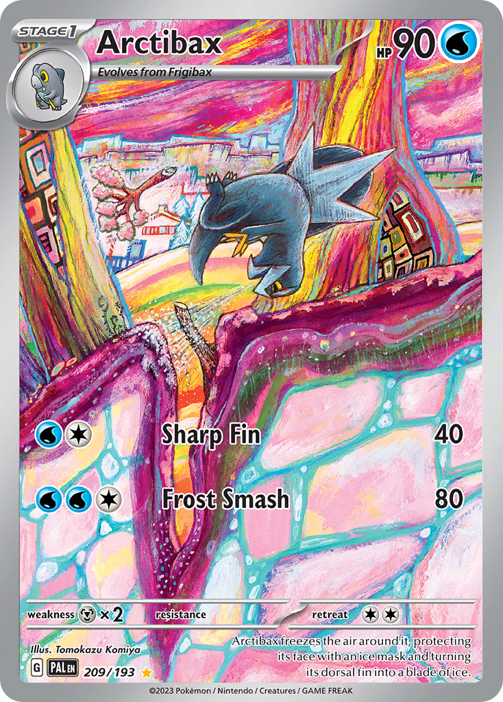 Arctibax 209/193 Paldea Evolved Pokémon card | Pokebundles Ireland