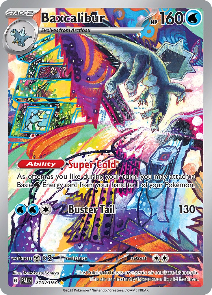 Baxcalibur 210/193 Paldea Evolved Pokémon card | Pokebundles Ireland