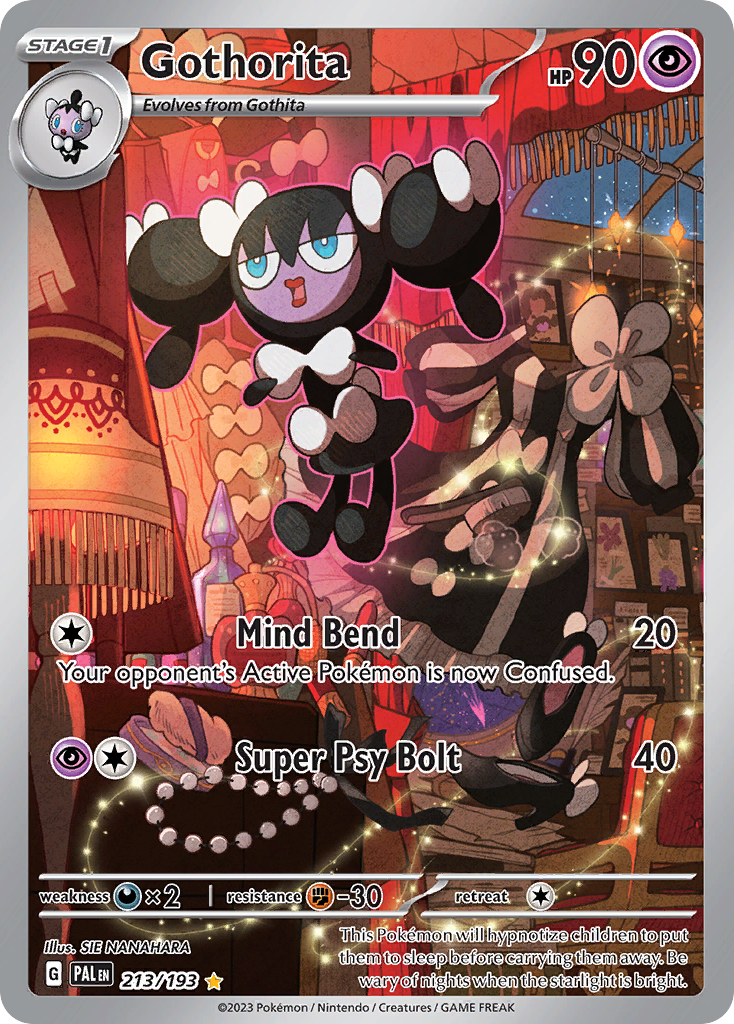 Gothorita 213/193 Paldea Evolved Pokémon card | Pokebundles Ireland