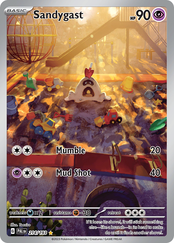 Sandygast 214/193 Paldea Evolved Pokémon card | Pokebundles Ireland