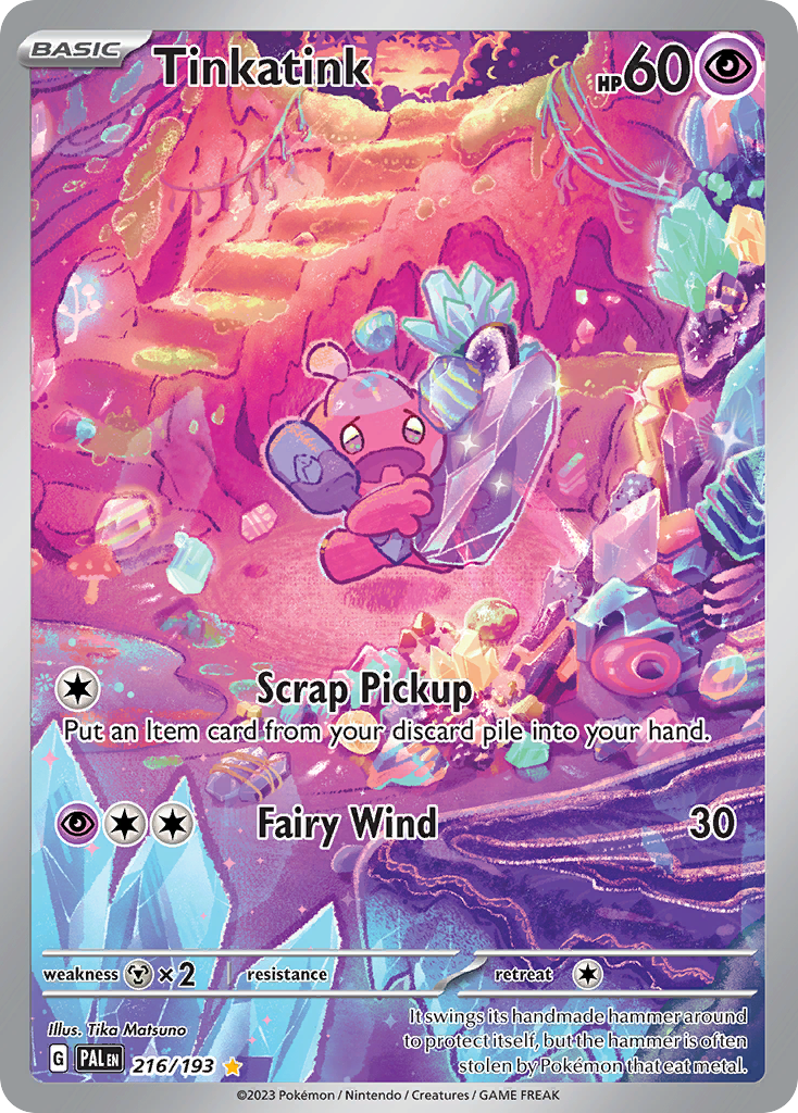 Tinkatink 216/193 Paldea Evolved Pokémon card | Pokebundles Ireland