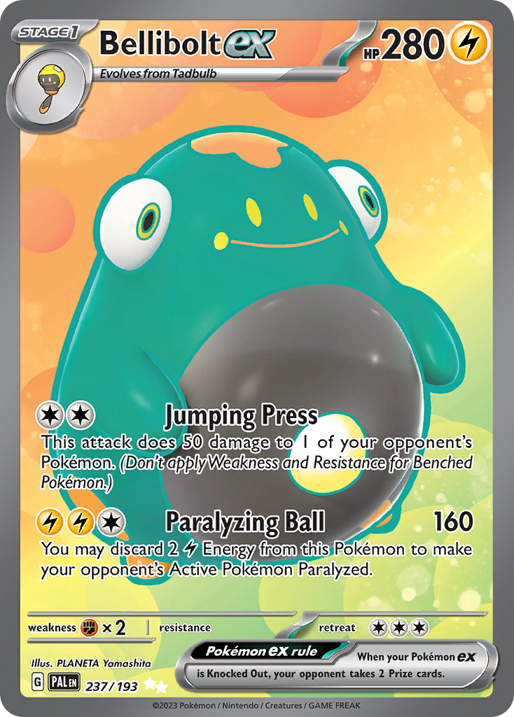 Bellibolt ex 237/193 Paldea Evolved Pokémon card | Pokebundles Ireland