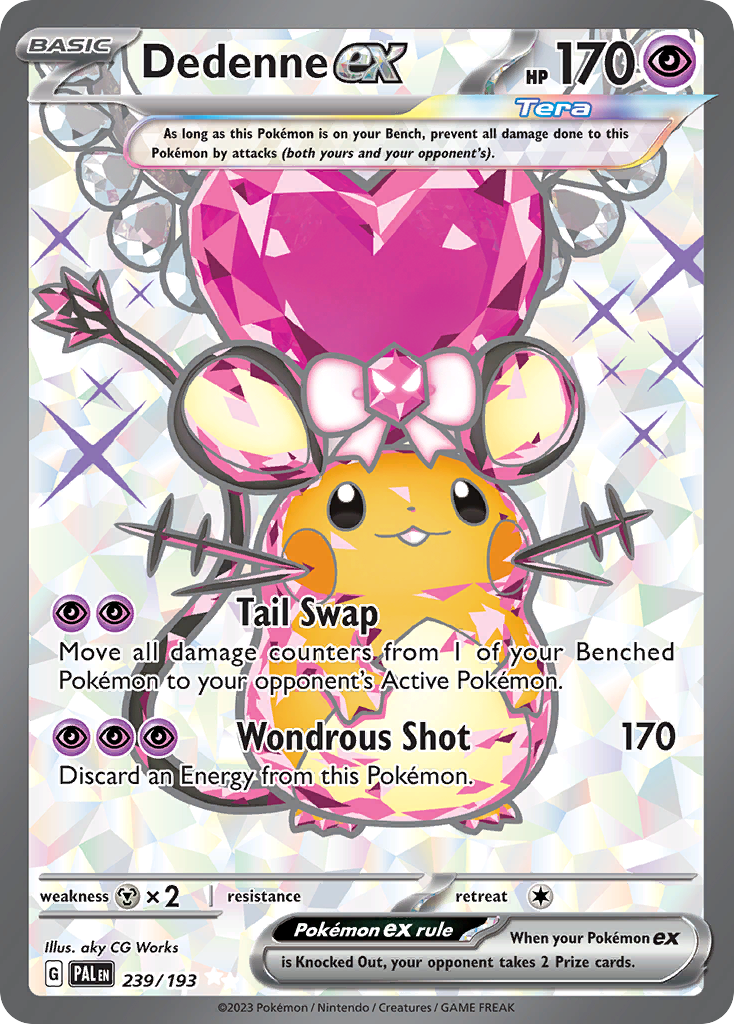 Dedenne ex 239/193 Paldea Evolved Pokémon card | Pokebundles Ireland
