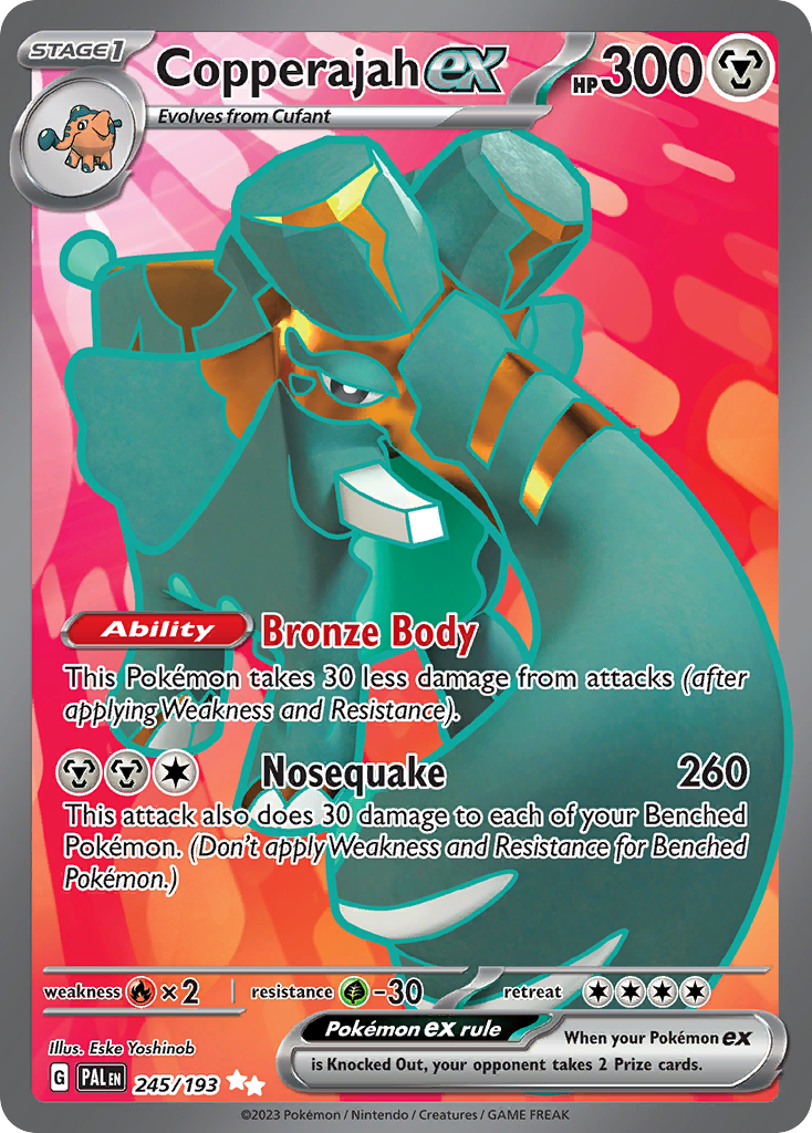 Copperajah ex 245/193 Paldea Evolved Pokémon card | Pokebundles Ireland