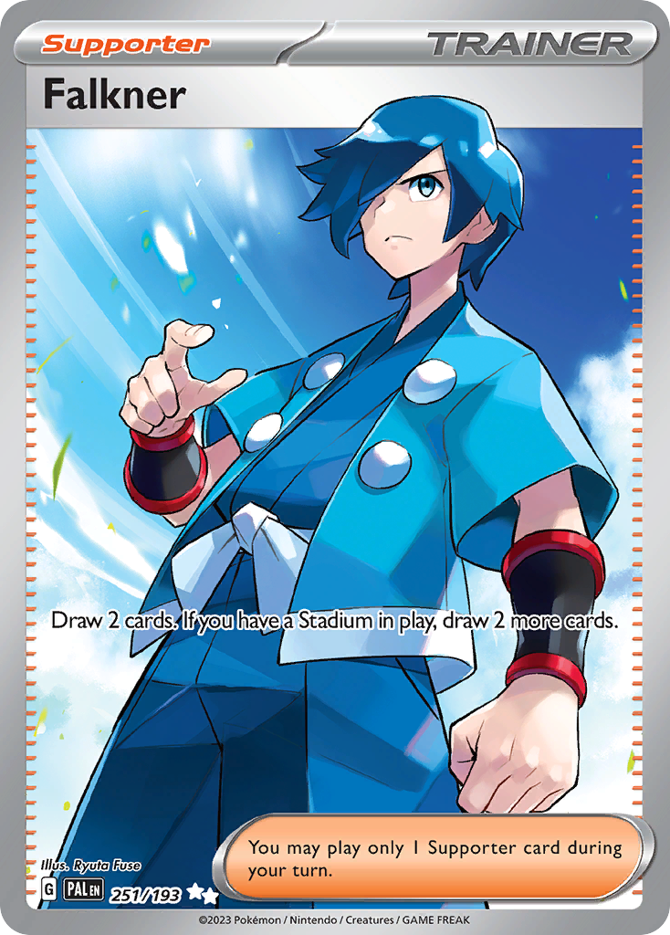 Falkner 251/193 Paldea Evolved Pokémon card | Pokebundles Ireland