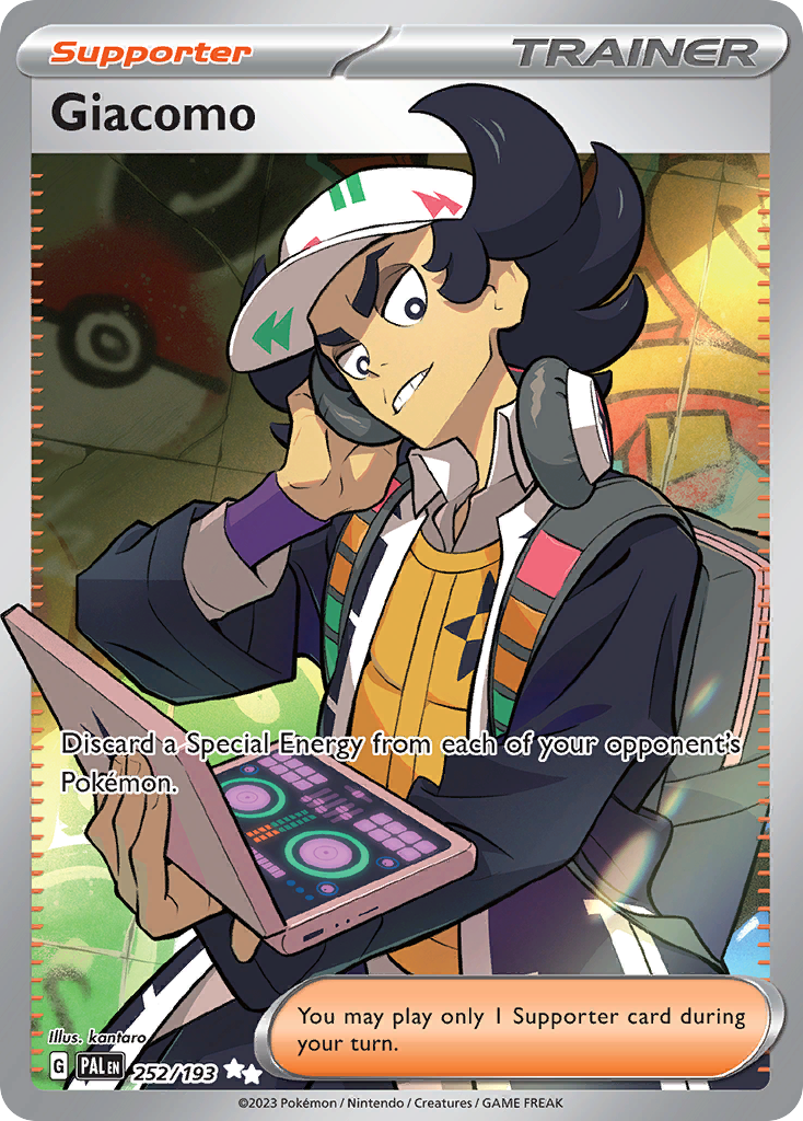 Giacomo 252/193 Paldea Evolved Pokémon card | Pokebundles Ireland