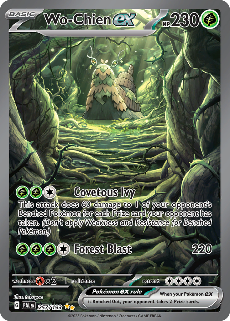 Wo-Chien ex 257/193 Paldea Evolved Pokémon card | Pokebundles Ireland