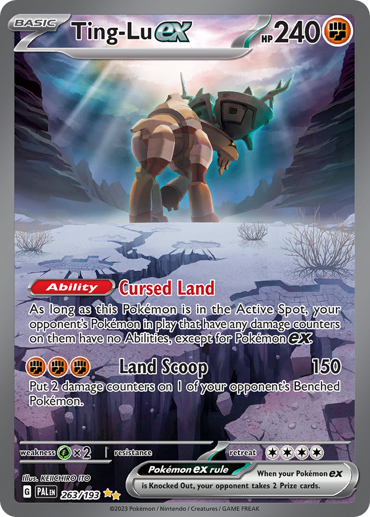 Ting-Lu ex 263/193 Paldea Evolved Pokémon card | Pokebundles Ireland