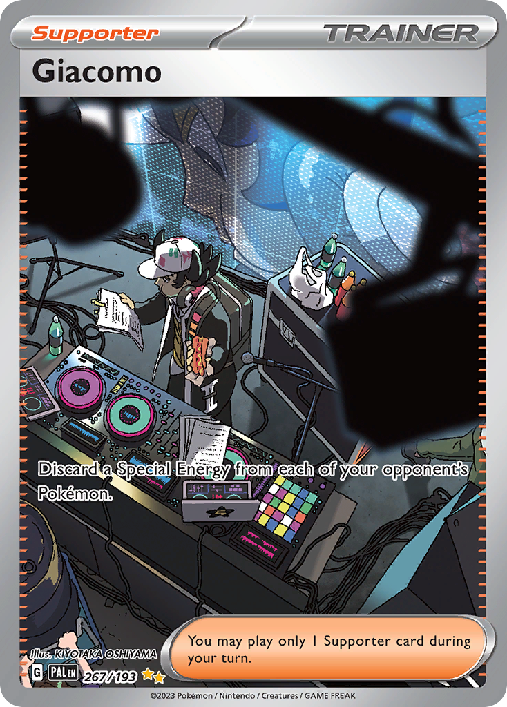 Giacomo 267/193 Paldea Evolved Pokémon card | Pokebundles Ireland