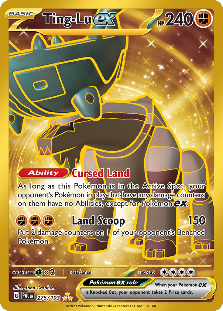 Ting-Lu ex 275/193 Paldea Evolved Pokémon card | Pokebundles Ireland