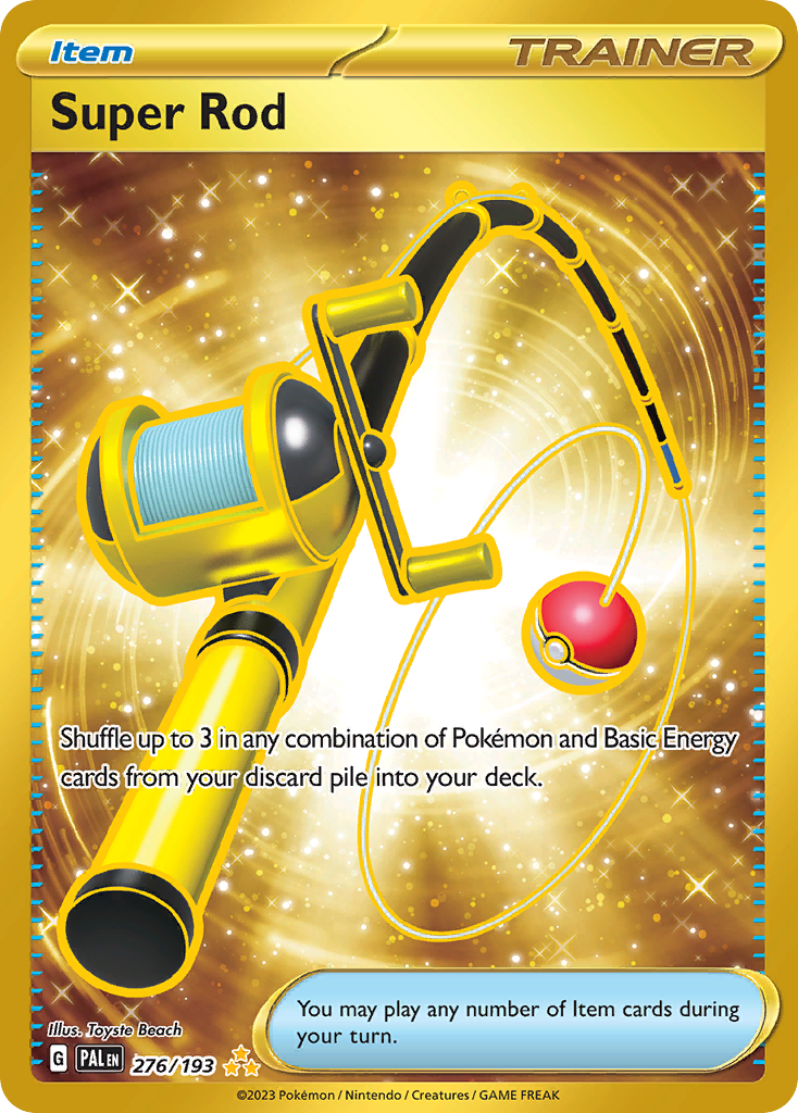 Super Rod 276/193 Paldea Evolved Pokémon card | Pokebundles Ireland