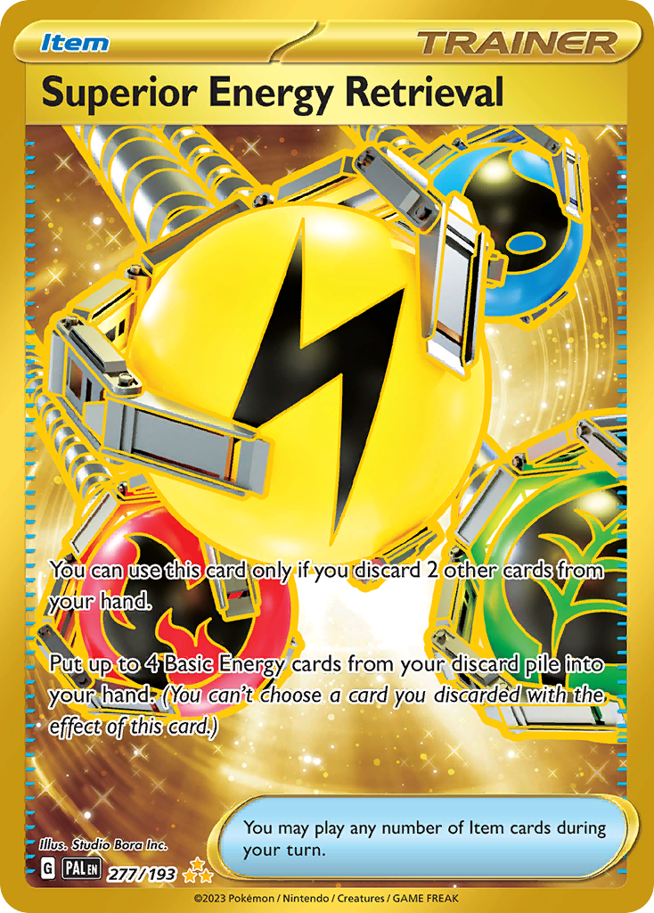 Superior Energy Retrieval 277/193 Paldea Evolved Pokémon card | Pokebundles Ireland