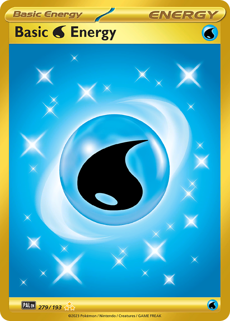 Basic Water Energy 279/193 Paldea Evolved Pokémon card | Pokebundles Ireland
