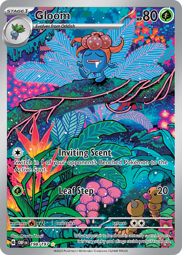 Gloom 198/197 Obsidian Flames Pokémon card | Pokebundles Ireland