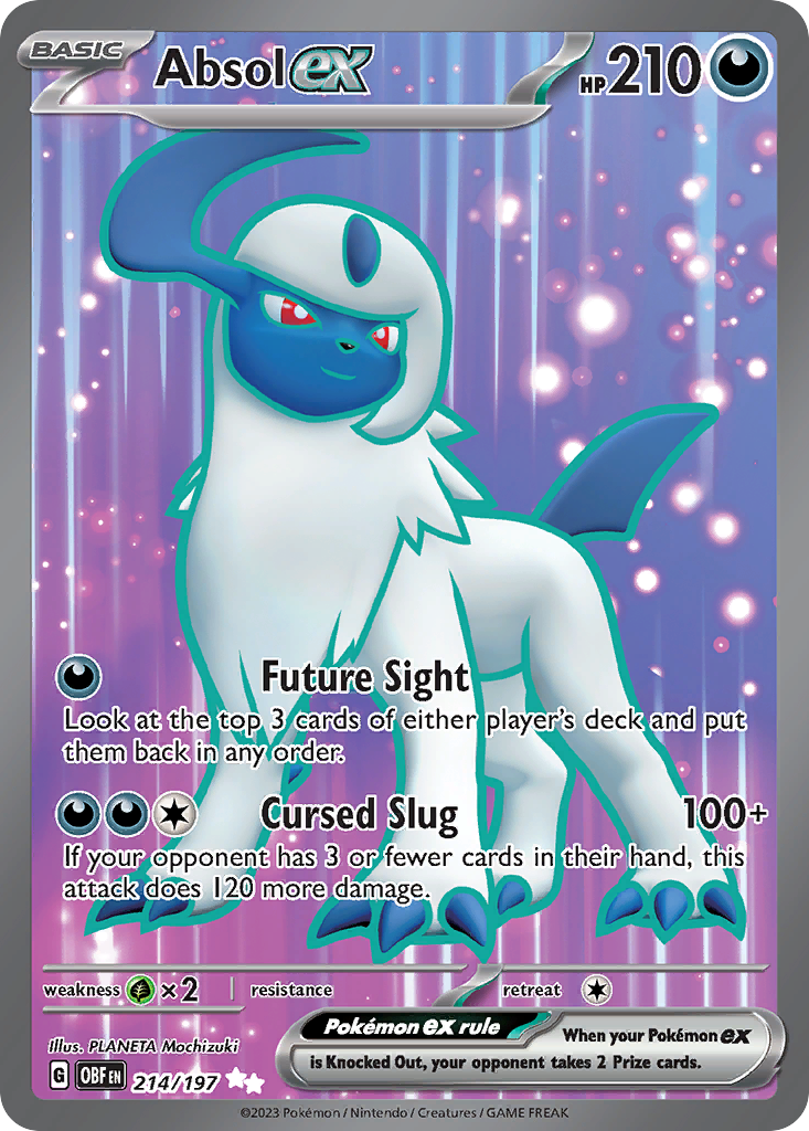 Absol ex 214/197 Obsidian Flames Pokémon card | Pokebundles Ireland