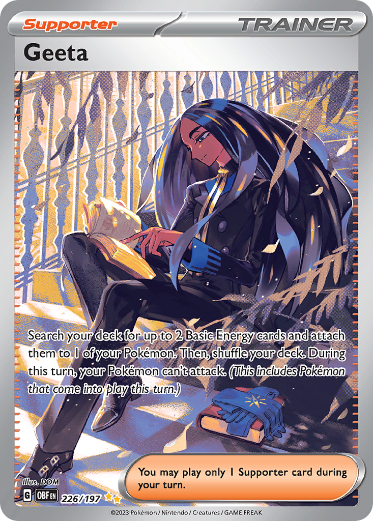 Geeta 226/197 Obsidian Flames Pokémon card | Pokebundles Ireland