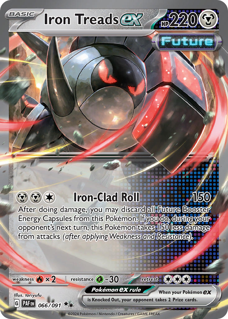 Pokemon TCG Iron Treads ex 066/091 - Paldean Fates