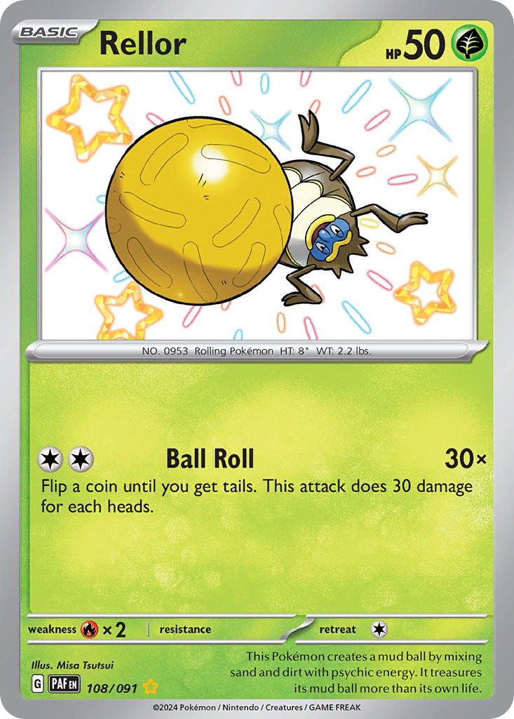 Pokemon TCG Rellor 108/091 - Paldean Fates