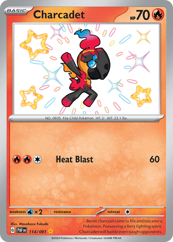 Pokemon TCG Charcadet 114/091 - Paldean Fates