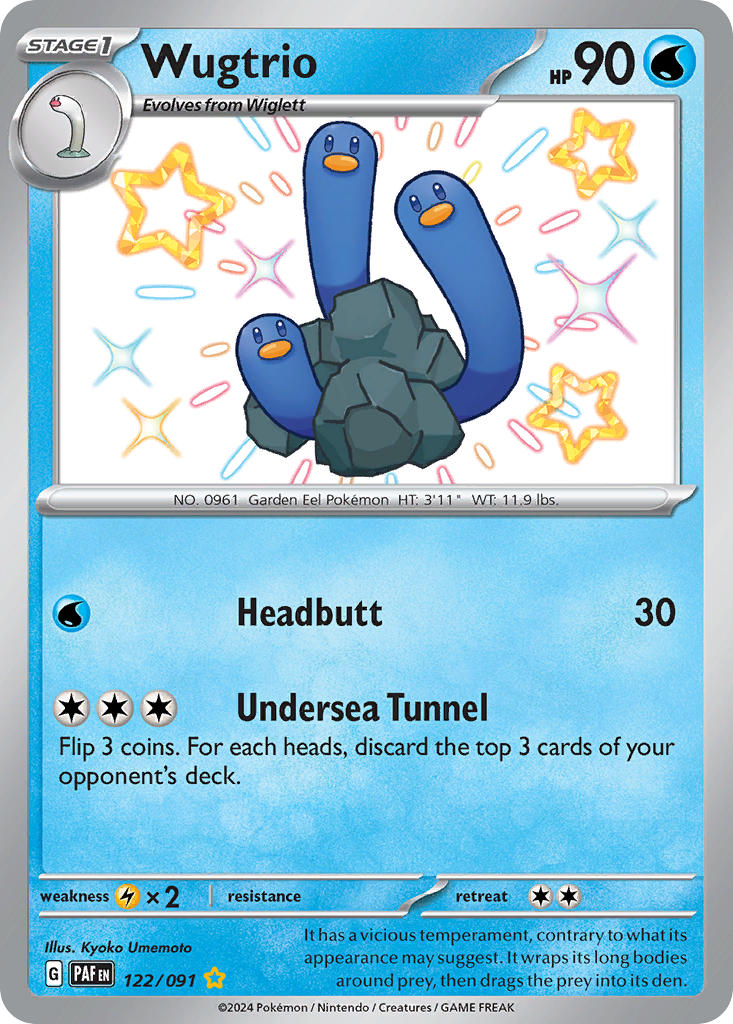 Pokemon TCG Wugtrio 122/091 - Paldean Fates