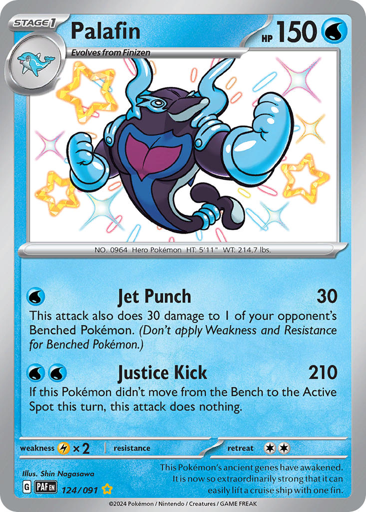 Pokemon TCG Palafin 124/091 - Paldean Fates