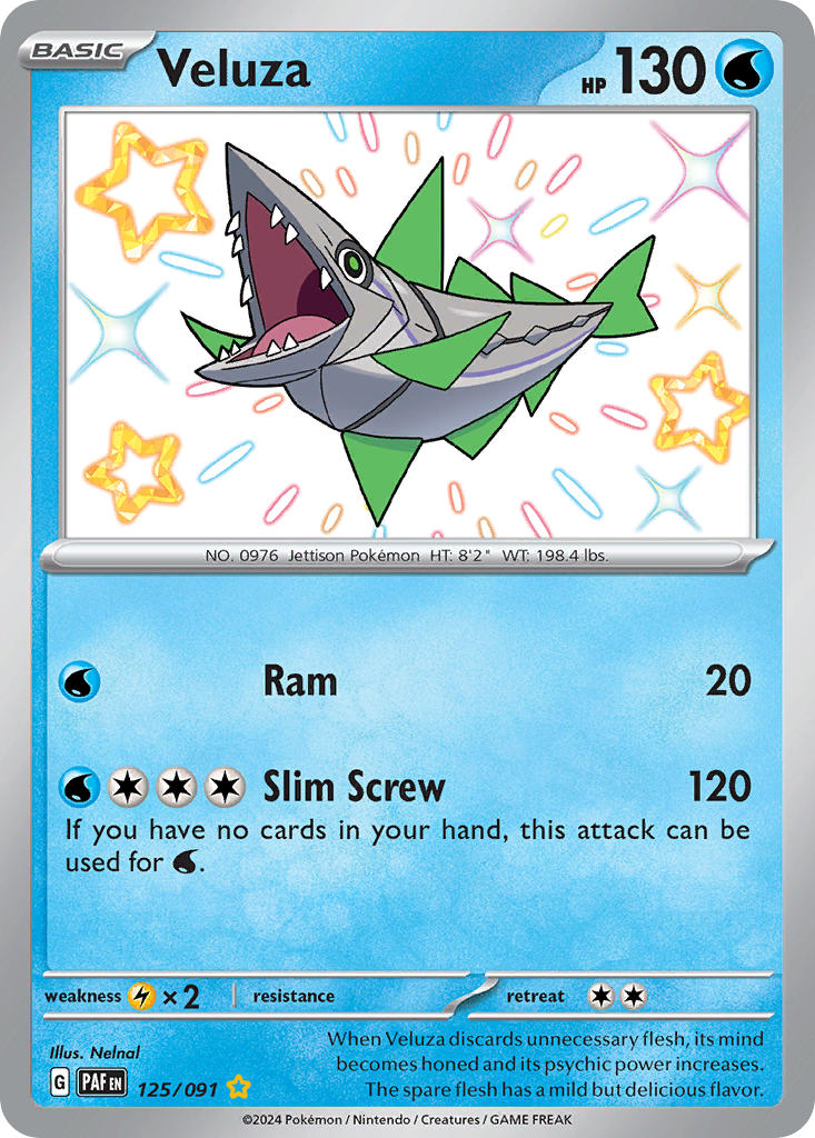 Pokemon TCG Veluza 125/091 - Paldean Fates