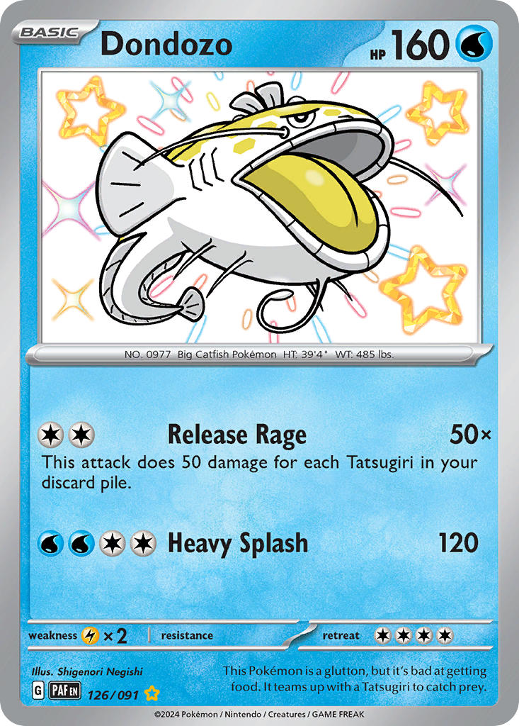 Pokemon TCG Dondozo 126/091 - Paldean Fates