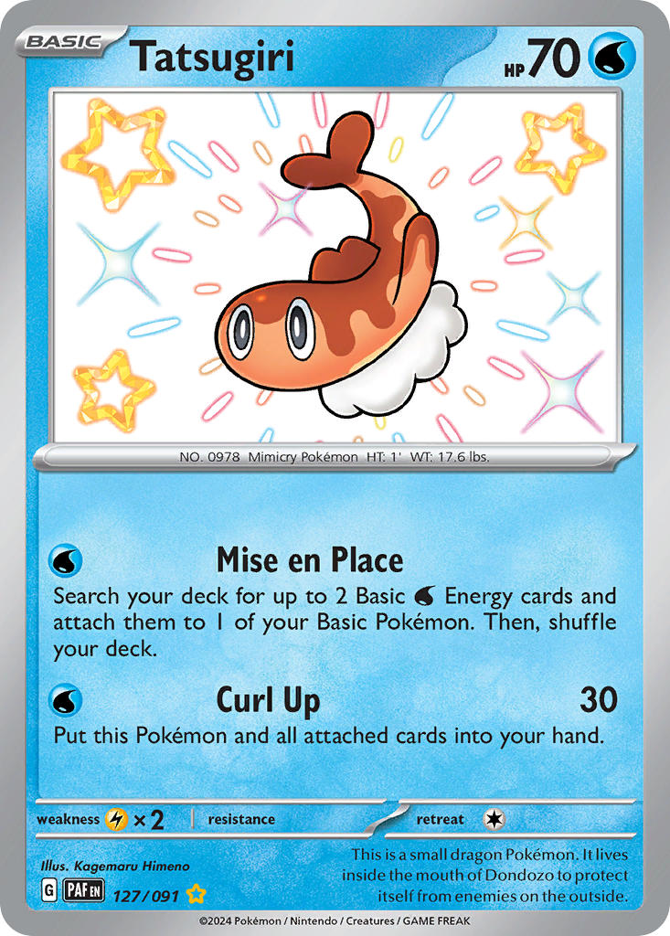Pokemon TCG Tatsugiri 127/091 - Paldean Fates
