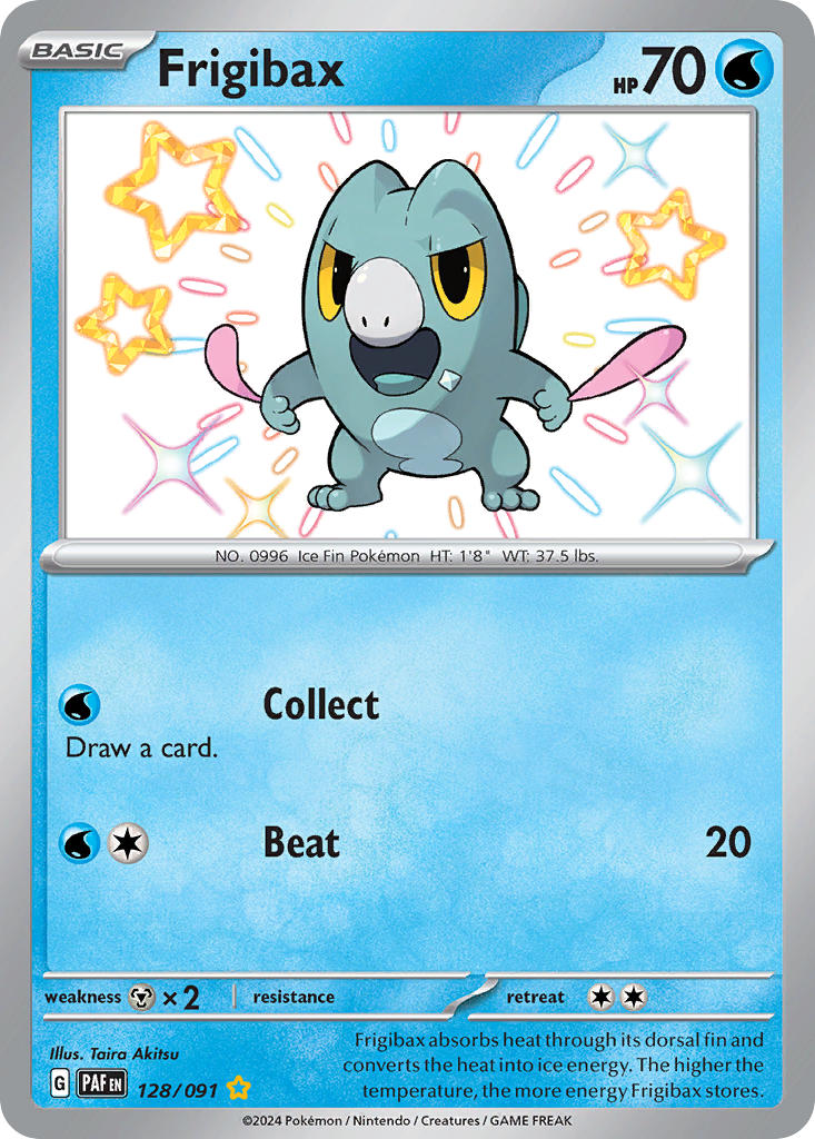 Pokemon TCG Frigibax 128/091 - Paldean Fates
