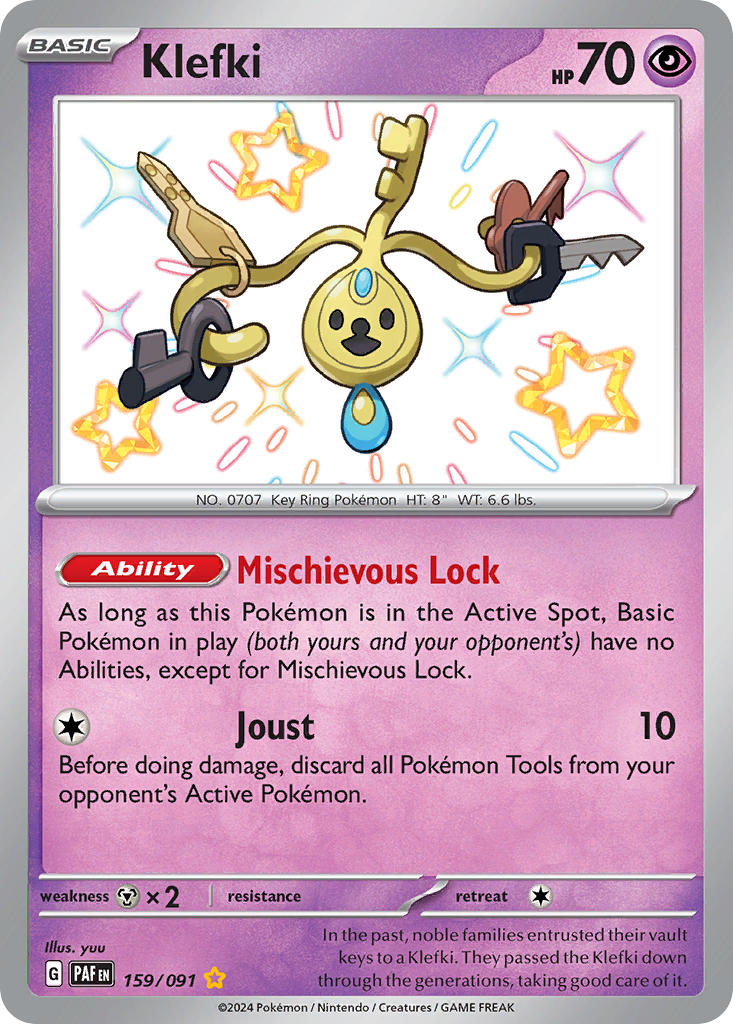 Pokemon TCG Klefki 159/091 - Paldean Fates