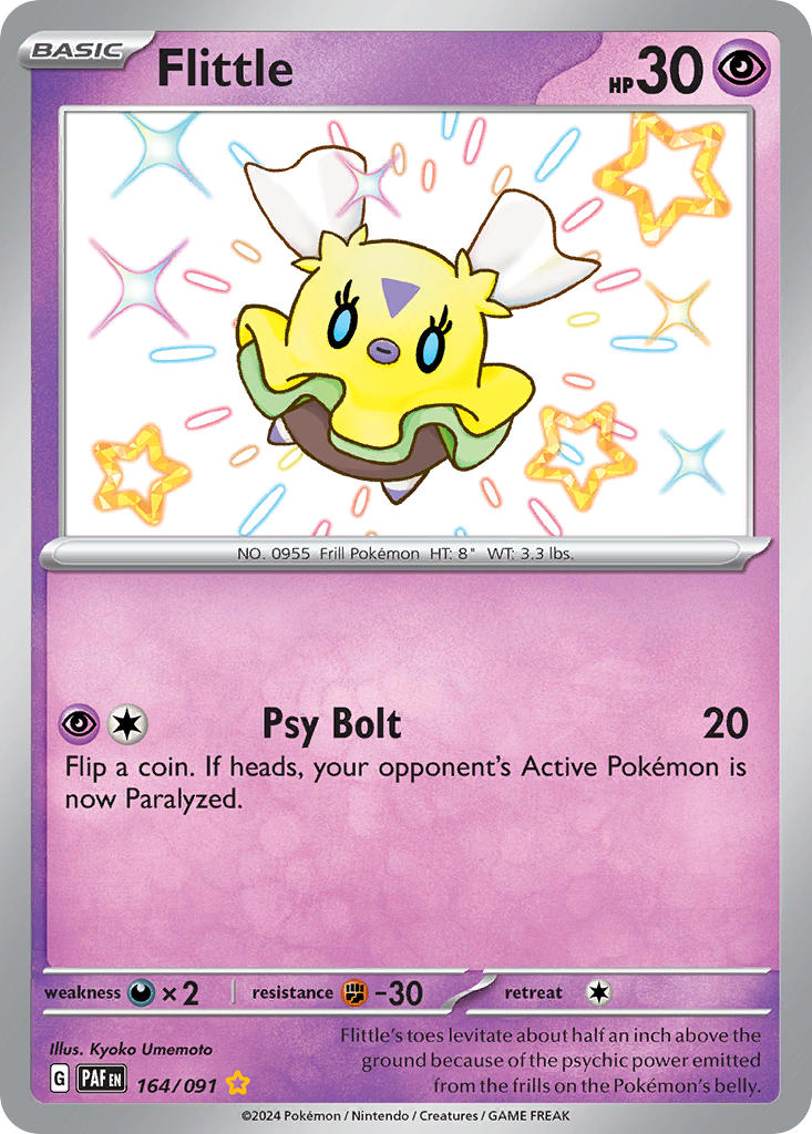 Pokemon TCG Flittle 164/091 - Paldean Fates