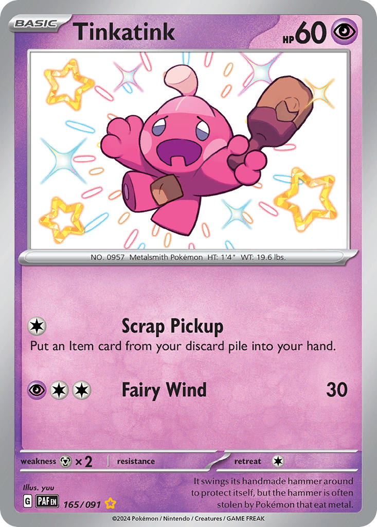 Pokemon TCG Tinkatink 165/091 - Paldean Fates