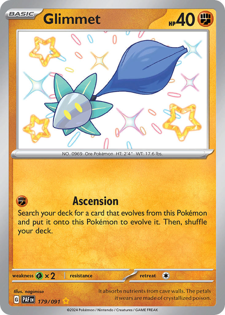 Pokemon TCG Glimmet 179/091 - Paldean Fates