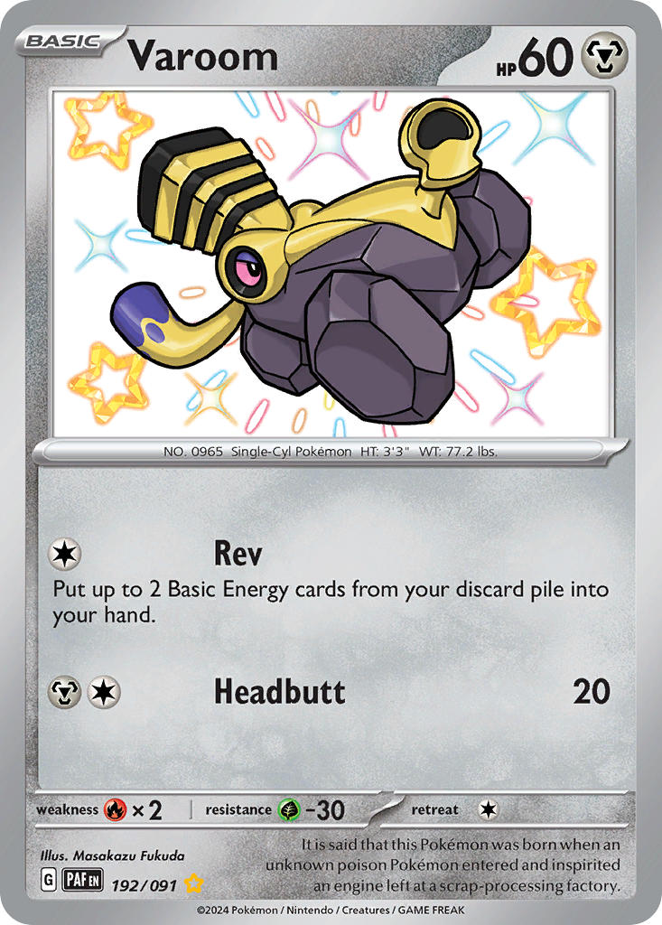 Pokemon TCG Varoom 192/091 - Paldean Fates