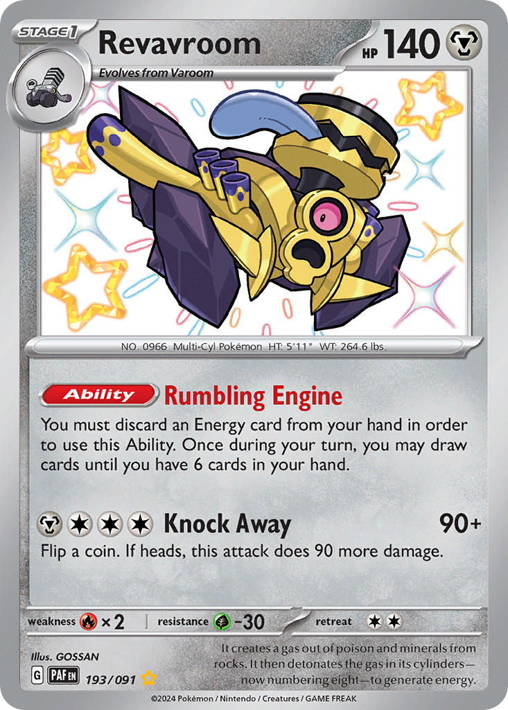 Pokemon TCG Revavroom 193/091 - Paldean Fates