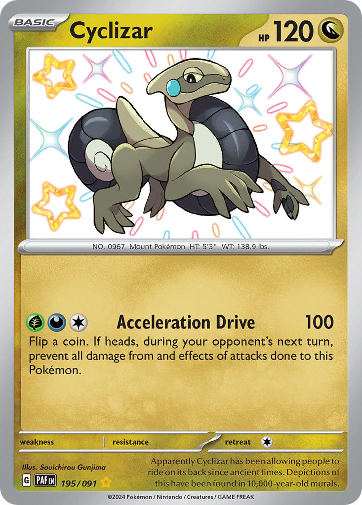 Pokemon TCG Cyclizar 195/091 - Paldean Fates