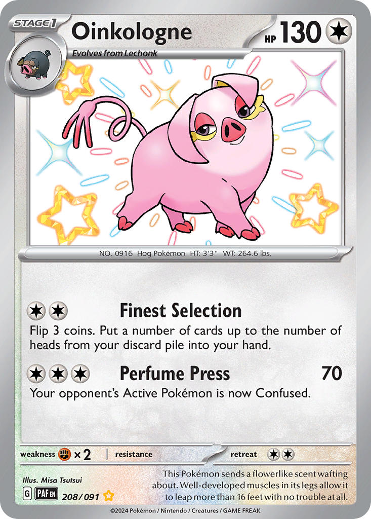 Pokemon TCG Oinkologne 208/091 - Paldean Fates
