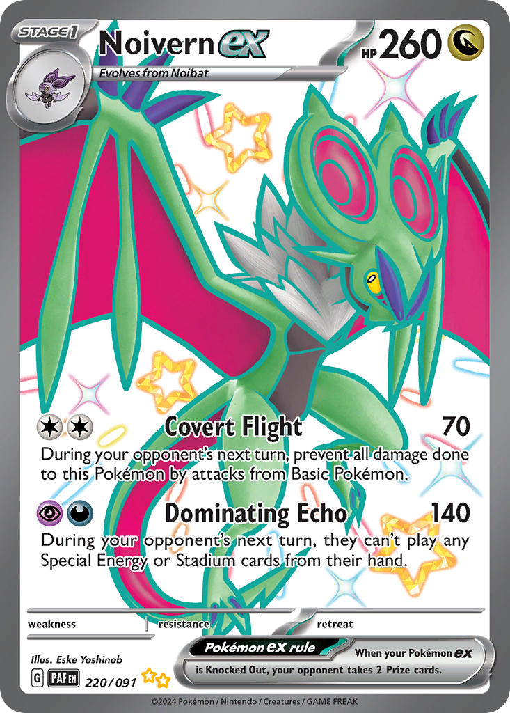 Pokemon TCG Noivern ex 220/091 - Paldean Fates