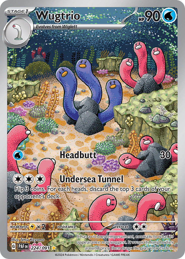 Pokemon TCG Wugtrio 224/091 - Paldean Fates