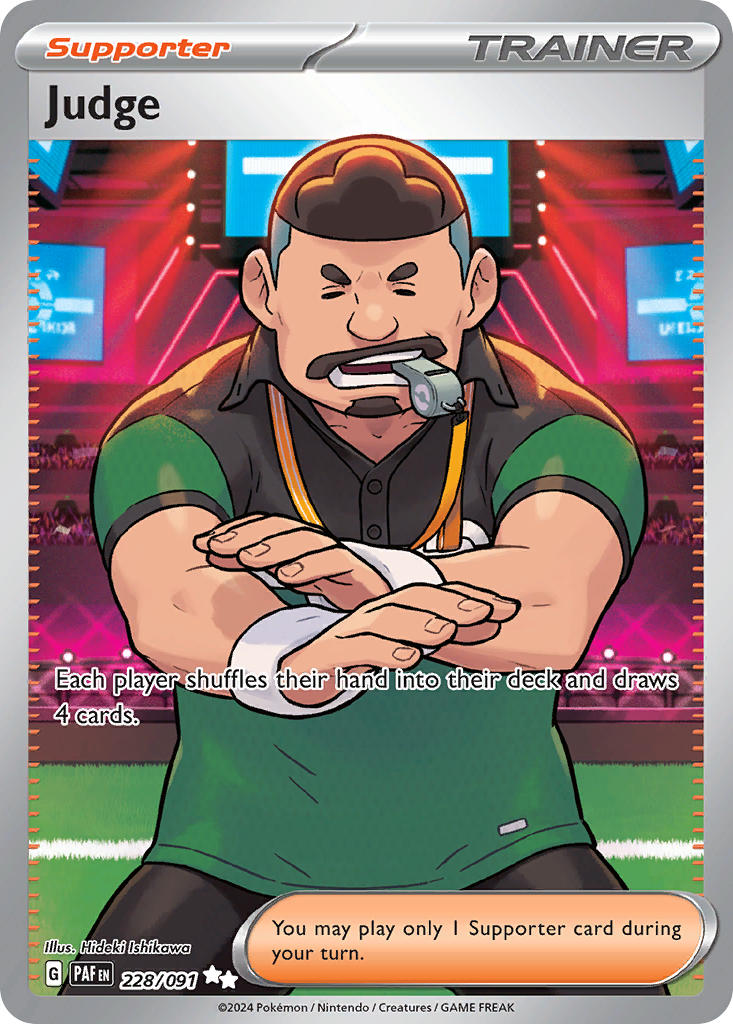 Pokemon TCG Judge 228/091 - Paldean Fates